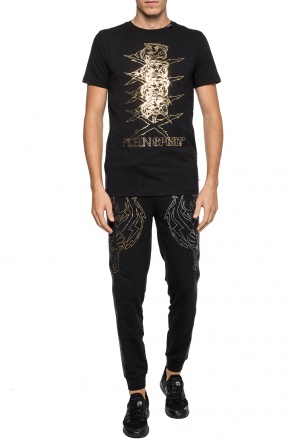 T-shirt with a tiger head motif, zdjęcie 2 T-shirt with a tiger head motif od Plein Sport